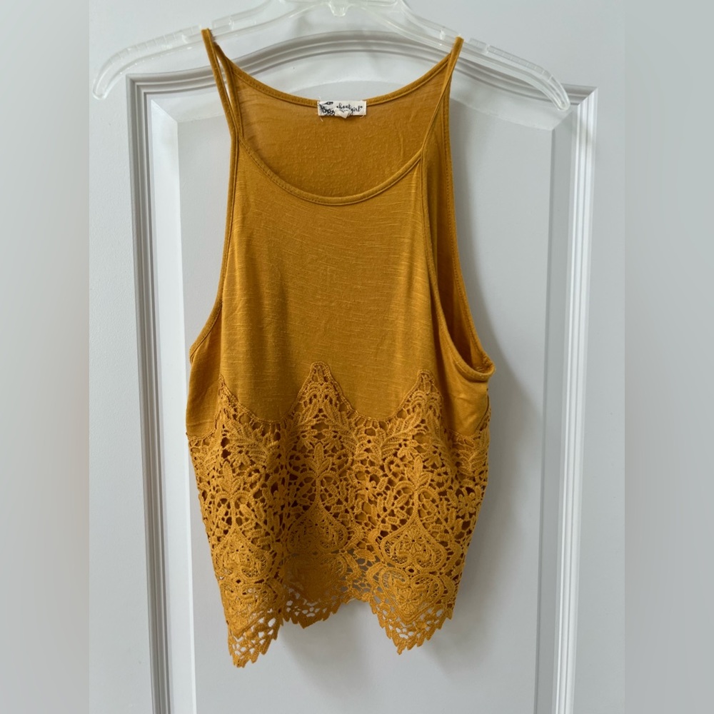 Mustard tank top